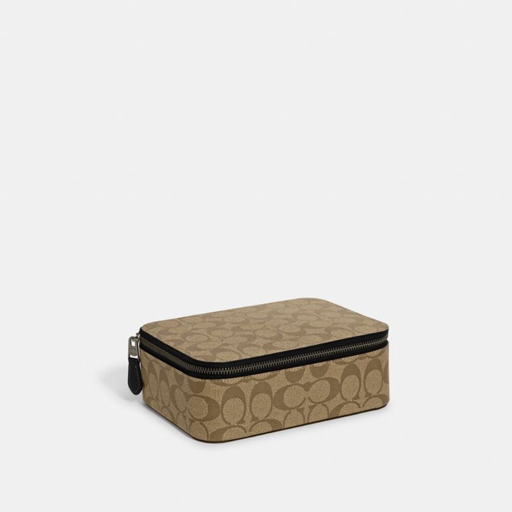 NWT Coach Outlet Tech Organizer In Colorblock Signature Canvas - Picture 1 of 3